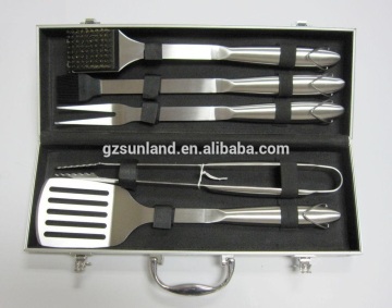 Weber Professional-Grade Stainless-Steel 3-Piece Barbeque Tool Set