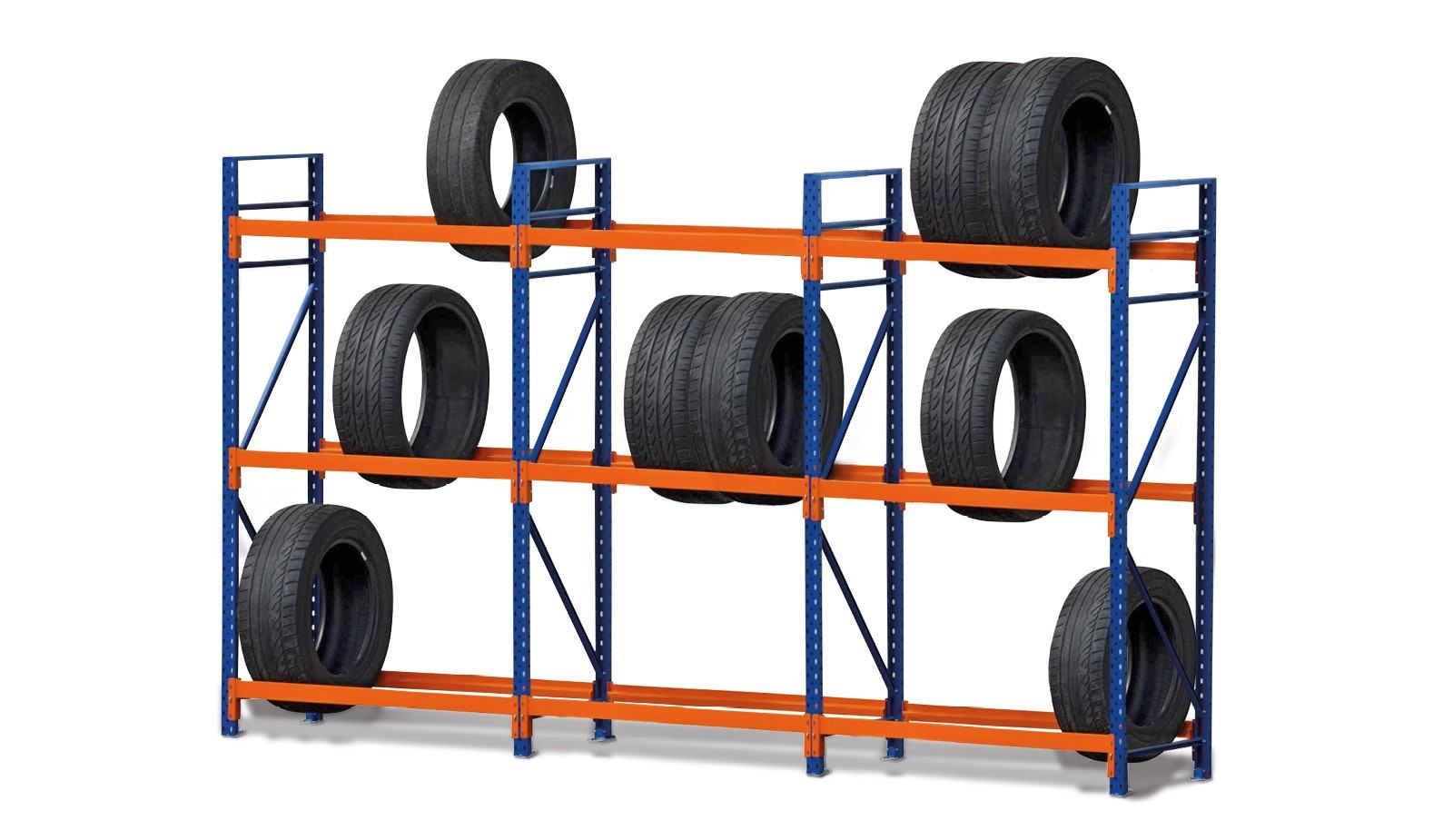 Rack de pneu de armazenamento de armazenamento warehouse storage tyre rack