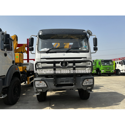 BEIBEN RHD 4X4 Customized Truck Mounted XCMG 6.3T Articulated Crane