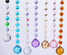 Hanging Glass Crystal Bead Curtain - Wedding & DIY Craft Decoration