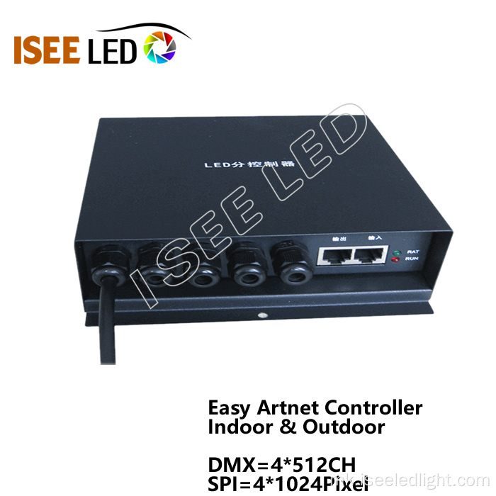 Контролер за слободен софтвер Artnet LED за LED осветлувања
