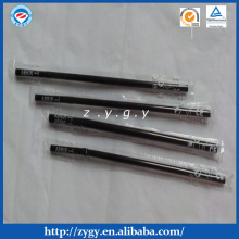 black flexible drinking straw