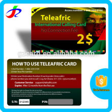 Factory mass production wholesale calling card paper scratch calling card