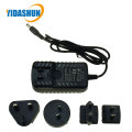 Interchangeable Plug 12V 2A Power Adapter 5.5*2.5