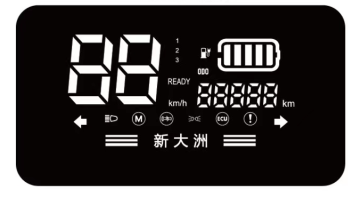 digital LED display for temperature display