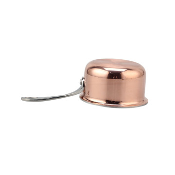 Rose Gold Stainless Steel 3-Ply Frying Pot