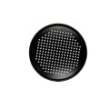 Round Perforated Steam Pan-Black