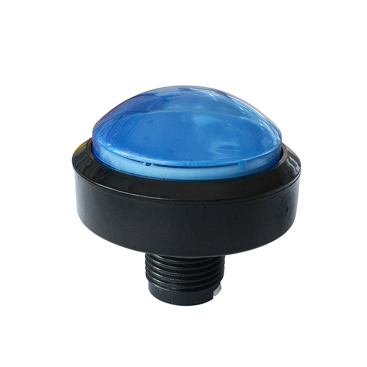 LED 60 mm Forma de domo redonda Botón Push Push