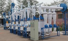 Maize flour milling plant