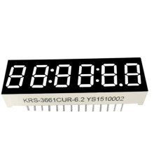 Red Color FND CC/CA 0.56 Inch 6-Digit LED 7-Segment Display for Timer