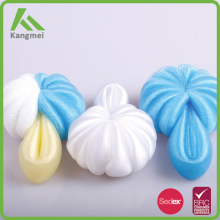 Kangmei promotional colorful net bath sponge natural sponges