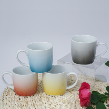 ceramic barrel shape coupe mug