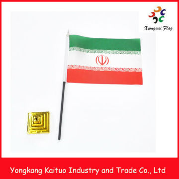 National use small Iran national flag Desk flag with standing
