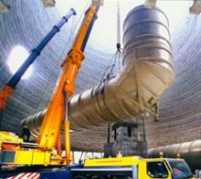 Chimney-cooling tower integrated FGD products