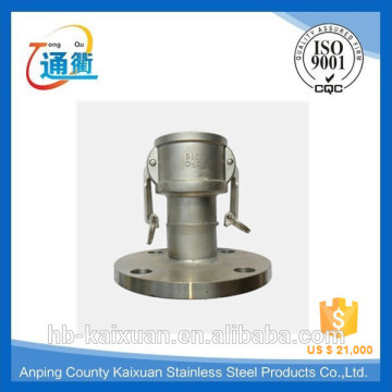 316 stainless steel quick coupling C with flange