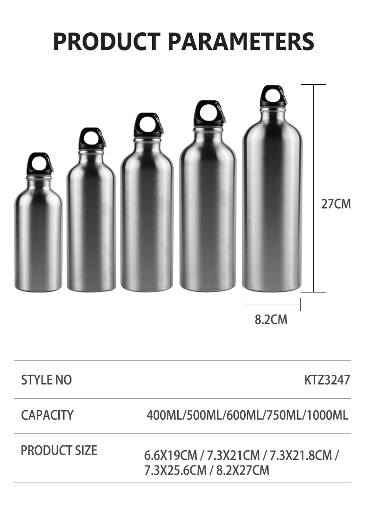 Skid resistant sports drinks water bottle with custom logo
