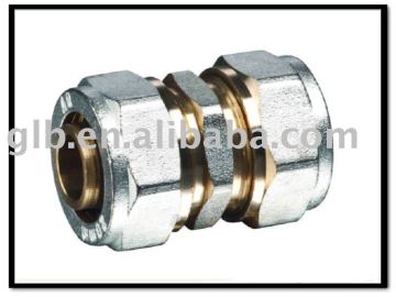 Brass water connection fittings. pex-al-pex pipe fittings. Compression fittings