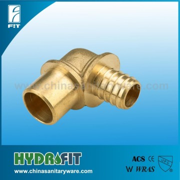 brass press fitting for pex pipe pex copper elbow