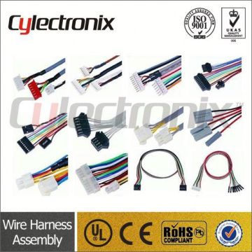 Apyrous flat ribbon cable assemblies