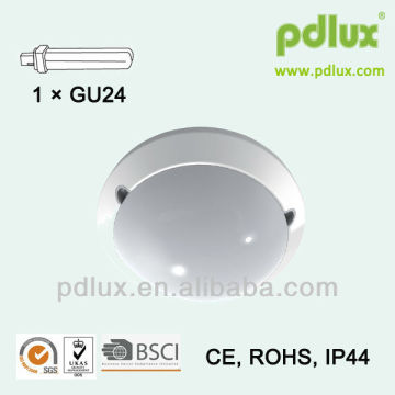 IP44,fluorescent light fixture with 5.8GHz microwave sensor