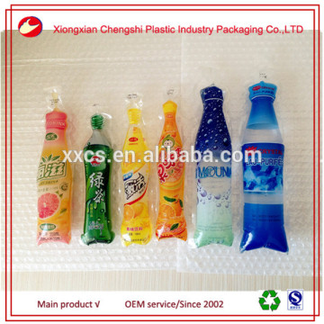 Juice drinking spout pouch bag/Plastic mixed fruit juice pouch