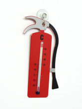 Special Fire Extinguisher Shape Thermometer with Suction