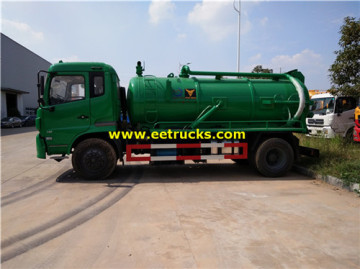 9000L 180HP Sewage Suction Tank Trucks