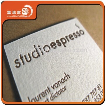 Manufacturer Letterpress Business Cards Printing