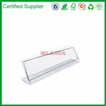 Horizontal Name Plate Acrylic Sign Holder