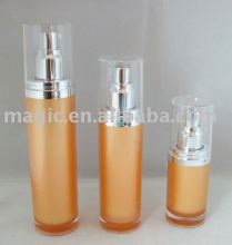 Clear Round Cosmetic Plastic Bottle plastic cosmetic bottle cosmetic packaging bottle