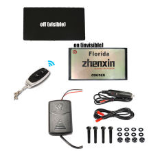 Wholesale Black License Plate Holder with Remote Control
