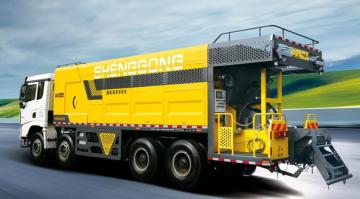 Heavy duty asphalt road micro surfacing