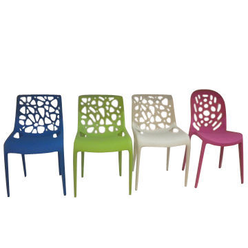 Leisure Plastic Dining Chair, PP Material