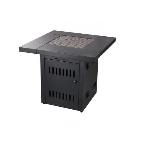 Firetable Charcoal Square Top