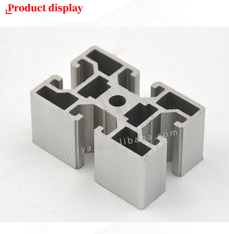 Industrial T Slot Alloy 4060 Accessory Extruded China Track Customized Structure Square Aluminum Profile Extrusion