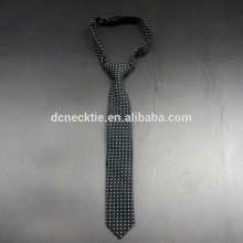 silk black zipper tie