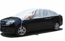 Aluminum film half car cover