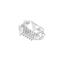 1,25 mm Pitch 90 ° SMT pojedynczy rzędowy wafel AW1252R-SF-XP