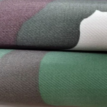 Polyester Cotton Camouflage Greige Fabric for Garment