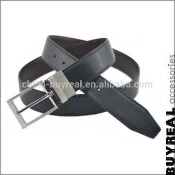 durable pin buckle man leather belt