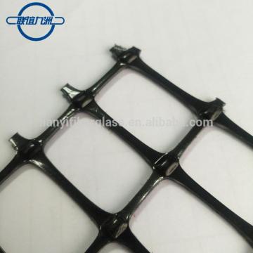 Road construction material biaxial geogrid