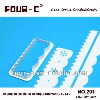 Straight frill cutter-broderie anglaise,fondant lace cutter,fondant cake decoration