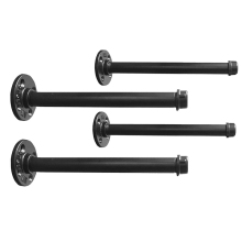 RheTech Shelf Brackets Made From Pipe Decorate