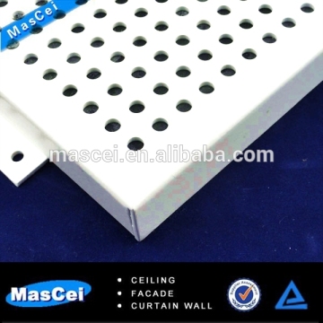 Aluminum perforated ceiling tiles panel/perforated ceiling