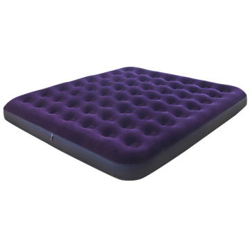 Geflocked queen size PVC opblaasbare luchtbedmatras