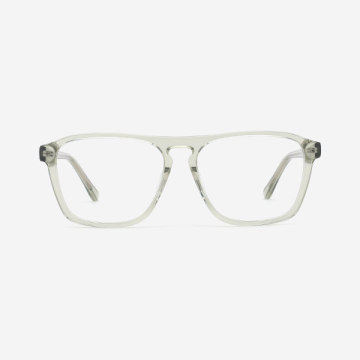 Square Key-hole Acetate Men's Optical Frames