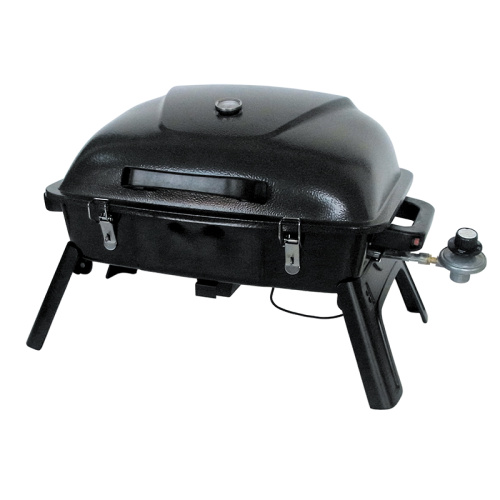 Draagbare gasgrill met inklapbare poten