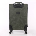 Different color PU vintage trolley luggage sets