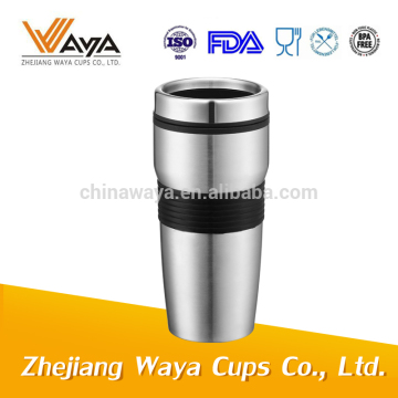 14OZ Outer stainless Steel inner plastic travel mug