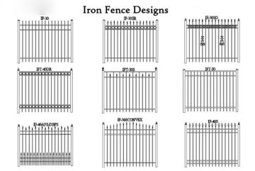 Decorative Wrought Iron Fence